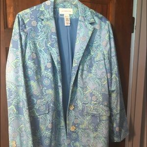 Knee length Liz Claiborne XL 4 button jacket